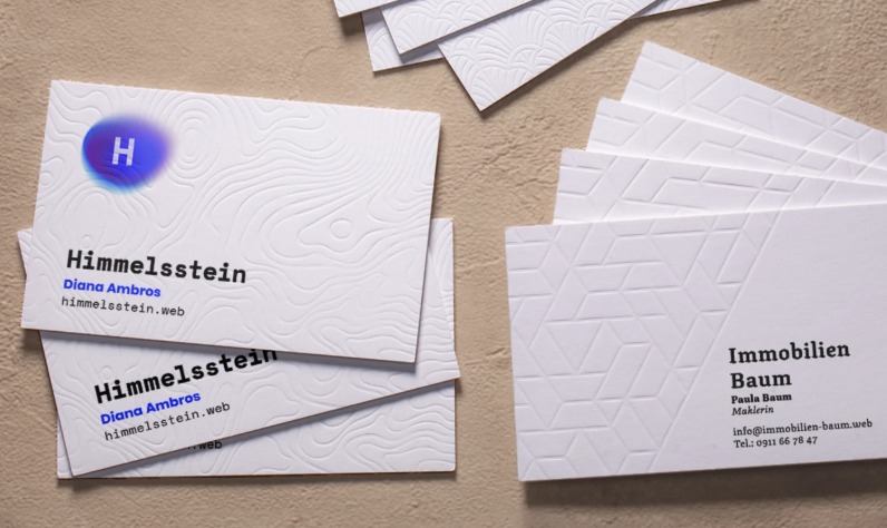 VIZITKA-TEXTURA RELIEFNÍ